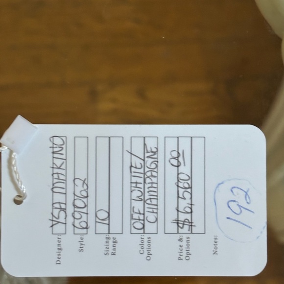 YSA Makino Size 10 lace Floral one of a kind ball gown. - Picture 5 of 16